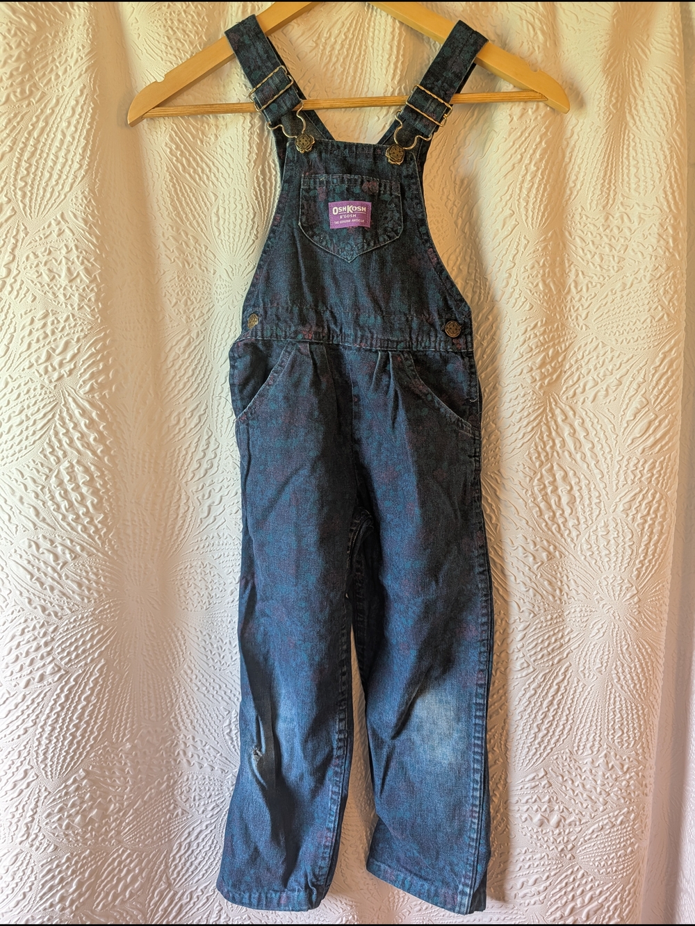 Vintage OshKosh B'gosh Children's Denim Overalls - Blue